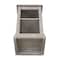 International Concepts Rectangle Hampton Accent Table with Shelves, 16 W, 16 L, 26 in H, Wood, Washed Gray Taupe OT09-70A - alternate 6